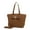 Brown, variant on Ribbon Romance Tote Handbag with Rhinestones