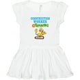 thumbnail image 3 of Inktastic Construction Worker in Training Girls Toddler Dress, 3 of 5