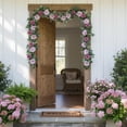 thumbnail image 4 of Artificial Flower Garland Vine Decor, Flexible Decorative Flower Garland Easy Bend Long Decorative Hanging Vine, Faux Flower Garland Decoration For Wedding Party Home Wall Window Decor, 4 of 8