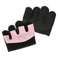 thumbnail image 5 of harayaa Fingerless Gloves Shock Absorbing Palm Protection Weight Lifting Gloves for Body Pink XL, 5 of 9