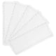 thumbnail image 1 of 5pcs DIY Cross Stitch Bookmark Kit with Lace Edge, Blank Embroidery Fabric White Polyester Material Handmade Craft Bookmark for Book Lovers, 1 of 4