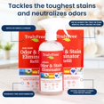 thumbnail image 3 of Truly Free Multi-Purpose Odor & Stain Eliminator, Pet Odor Eliminator for Home & Stain Remover for Carpet, Couch, Rugs & More, Upholstery Deodorizer, Includes 1 Empty Bottle Spray & 2 Refill (3 oz ea, 3 of 9