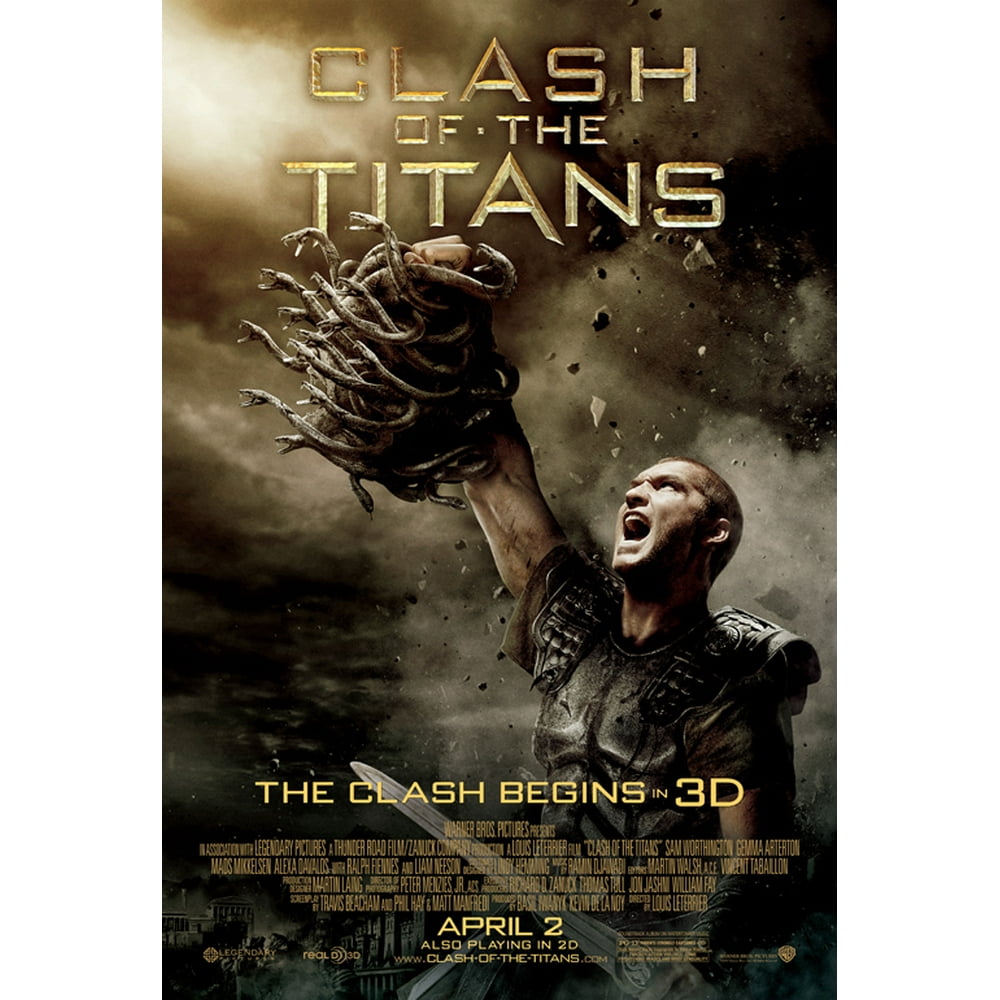 Clash of the Titans - movie POSTER (Style J) (11" x 17") (2010
