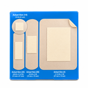 Sheer Bandages 80 Pack Assorted Sizes - For Use On Minor Cuts And Scrapes, Sterile Non Stick Pads