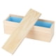 thumbnail image 4 of Crea jabones únicos hechos a mano con forma de pastel Molde de silicona y madera de color azul cielo para jabón de pan de rosas, 4 of 8