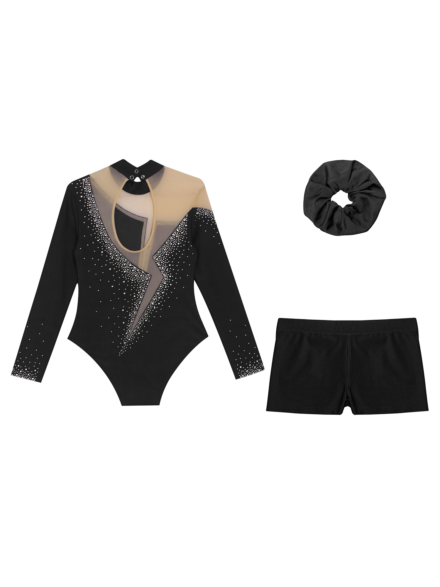 Xnihocha Maillot De Danse Sans Manches Pour Filles Body De Ballet