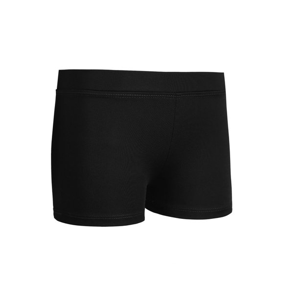 Fldy Kids Girls Boy Cut Ballet Gymnastics Shorts Gym Workout Boyshorts Activewear Dancewear Black 4