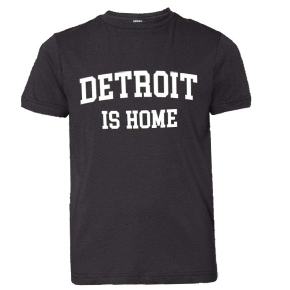 PleaseMeTees™ Youth Detroit Michigan Is Home Born In From Go Blue HQ Tee