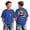 #01 Blue, variant on Boys Graphic Tees Under $10 Short Sleeve Shirts Casual Back to School Playwear Funny Cool #01 Red 12-13 Years