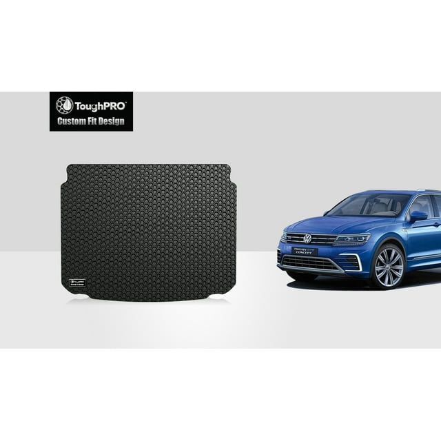 ToughPRO Cargo Mat Compatible with VOLKSWAGEN Tiguan All Weather Heavy Duty (Made in USA