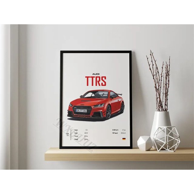 Carteles impresos de la serie de coches deportivos clásicos, carteles de lujo para la habitación, arte de la pared del hogar, decoración moderna, 911 GTR 718