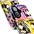 thumbnail image 2 of Pop Art Cat Collage Phone Case, Colorful Abstract Pattern, Fun and Artsy Protective Case for iPhone Models, 2 of 6