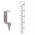 thumbnail image 3 of 5 inch Capacity Rain Gauge with Tube,2 in 1 Stainless Steel Holder, 3 of 5