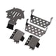 thumbnail image 5 of Placa protectora de chasis BuyWeek Conjunto de armaduras de chasis RC Acero inoxidable Negro, 5 of 14