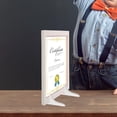 thumbnail image 2 of AURARMLET 2Pairs Clear Acrylic Photo Frame Stand for Office Display and Storage with Decorative Support, 2 of 8