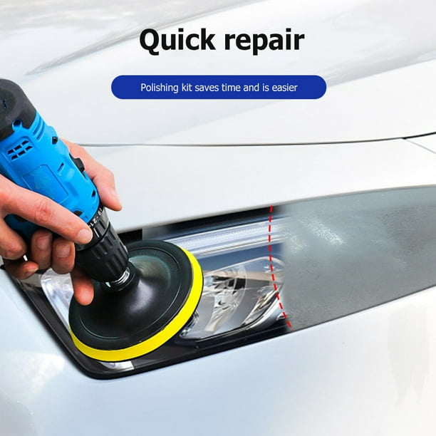 Coiry Kit d'outils de réparation de phare de voiture Système de  restauration de phare automatique Polisseuse de lumière 