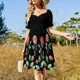 thumbnail image 4 of Vestido sin mangas de calabaza iluminada por la luna, ropa de mujer, vestido de tendencia, vestidos de mujer elegantes de verano, vestidos de mujer en oferta, vestidos de mujer, vestido, 4 of 7