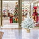 thumbnail image 4 of Árbol de Navidad de Escritorio de 24 Pulgadas con Simulación de Pe, Decoración Flocada con Luz, Decoración Interior, Adornos de Regalo Navideños, 4 of 6