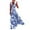 Blue, variant on Fesfesfes Spring Dresses for Women Solid Color Sleeveless Dress Loose Casual Deep V Neck Dress Flowy Beach Dress