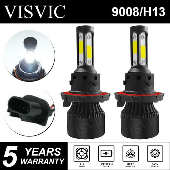 For Chevy Cruze 2011 2012 2013 2014 2015 LED Headlight Bulbs Combo Hi/Lo Beam