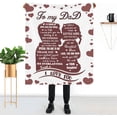 thumbnail image 6 of Birthday Gifts for Dad from Daughter, Fathers Day Blanket for Dad, Dad Birthday Gifts from Daughters, I Love You Dad Blanket, Soft Flower Throw Blanket for Father Gift Dad Gift, 6 of 7