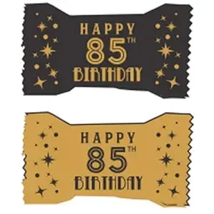 Wrapped 85th Birthday Peppermint Balls For Parties-100 Count-Happy Birthday Hard Candy-Perfect for The Big Milestone Celebration