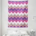 thumbnail image 1 of Chevron Decor Wall Hanging Tapestry, Large Chevron Motifs in Different Colors with Variable Angles Parallel Lines Groovy Theme Art, Bedroom Living Room Dorm Accessories, 60 X 80 Inches, by Ambesonne, 1 of 1