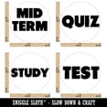 thumbnail image 2 of School Important Calendar Study Quiz Test Min Term Rubber Stamp Set for Scrapbooking Crafting Stamping - Medium 1 Inch, 2 of 7