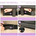 thumbnail image 3 of Under Couch Guards Toy Blocker - Strap Barrier for Under Sofa, Bed & Furniture Bottom Stop Things from Going Under | Easy to Install Gap Bumper Stopper for Toys (13.1 Ft by 3 Inch), 3 of 9
