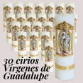 thumbnail image 1 of Cirios decorados con 30 piezas Virgen de Guadalupe, 1 of 3