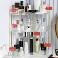 thumbnail image 2 of Estante de Almacenamiento de Esquina para Encimera de Baño, Estante de Almacenamiento de Cosméticos, Bandeja para Tocador, 2, 2 of 6