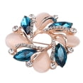 thumbnail image 3 of Mujeres broche Pin Rhinestone cristal boda ramo de novia ramillete Clip regalo Hugo  Broche Pin de mujer, 3 of 10