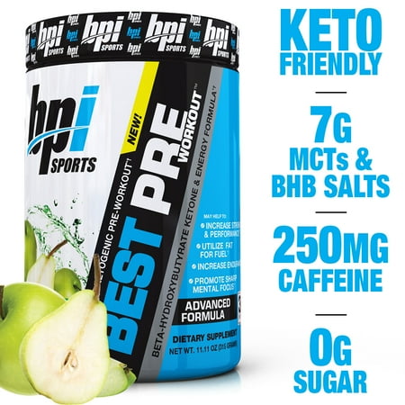 BPI Sports Best Pre Workout Pre Workout Apple Pear, 30 Servings