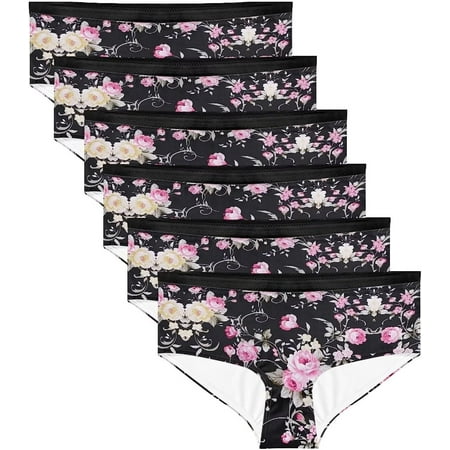 

Black Lace Panties for Women Plus Size Seamless Bikini Panties 6 Pack