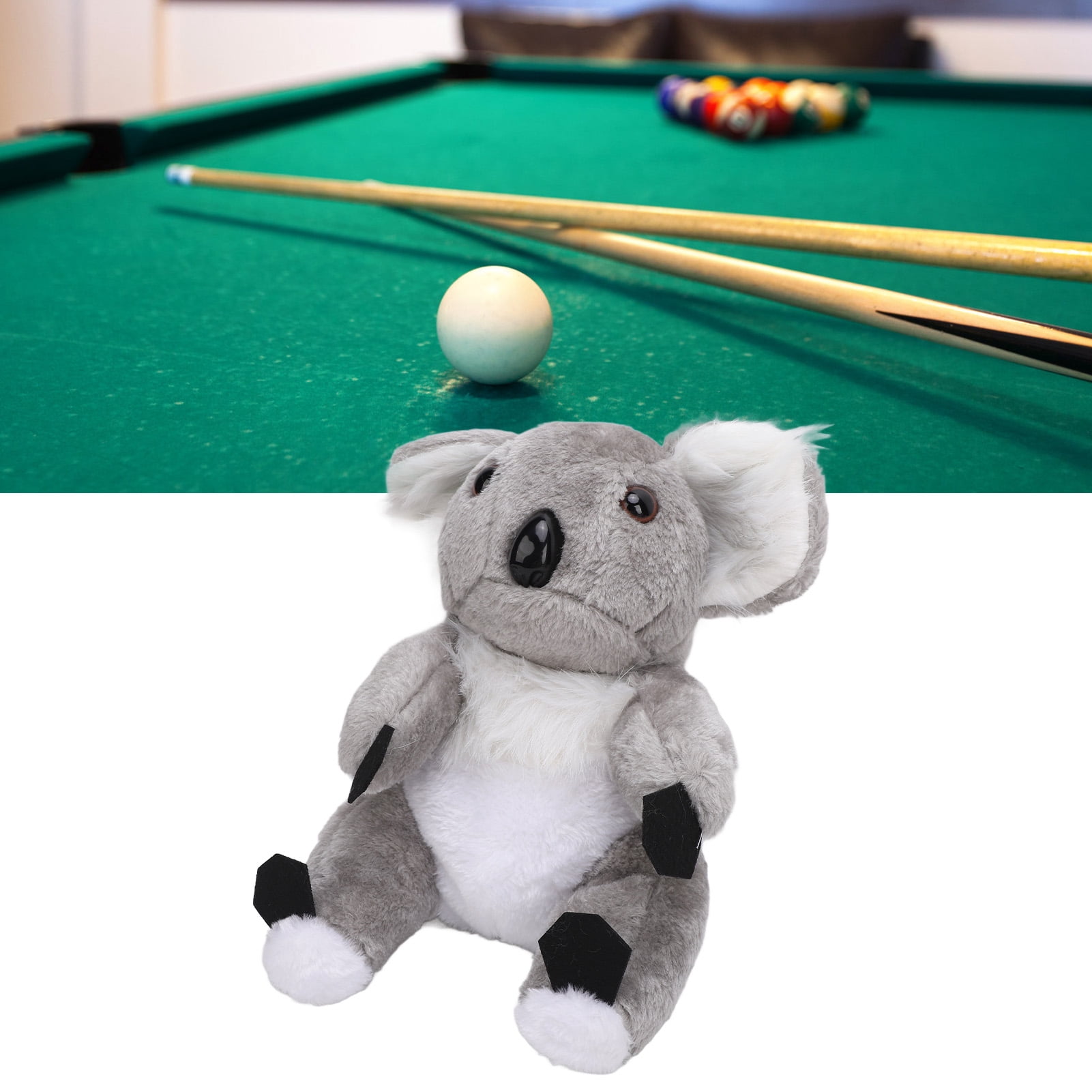 NFTIGB Golf Club Head Cover Koala Bear Plush Soft Cute Animal Headcover for Number 1 Driver Wood Club, Gray (11.8 inches / 30.0 cm)