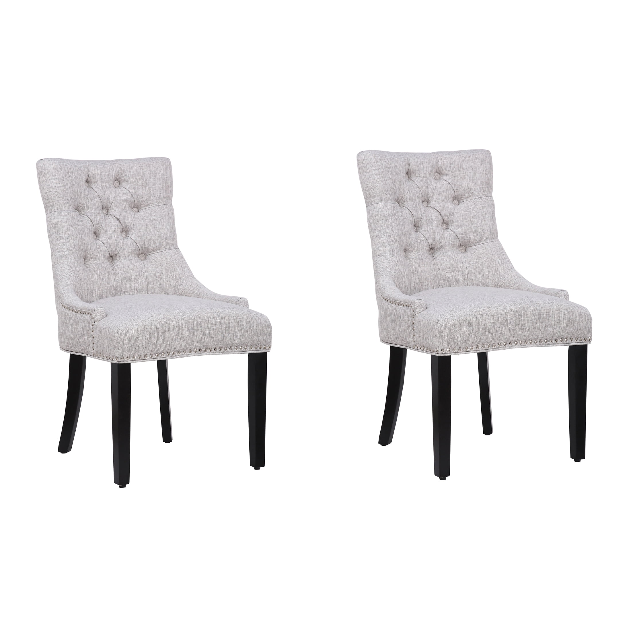 Westin Outdoor Dining Chair, Set of 2, Light Gray