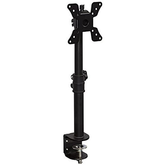 Mount-It! Single LCD Monitor Desk Mount Stand Height Adjustable Tilt Swivel VESA 50, 75, 100 Fits 22, 23, 24, 27, 30