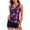 Navy, variant on OAVQHLG3B Tankini Bathing Suit for Womens Swimsuits Ladies Trendy Multicolor Flowers Back Cutout Boxer Pants Sling Women's Split Swimsuit