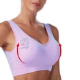 thumbnail image 4 of Ladies Traceless Comfortable Wireless Breathable Gathering Bra with Removable Padding for Daily Wear and Sleep, 4 of 6