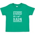 thumbnail image 3 of Inktastic RAISED in a BARN in White Boys or Girls Baby T-Shirt, 3 of 5