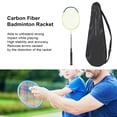 thumbnail image 4 of Badminton Racket,Carbon Fiber Lightweight Badminton Racket Sets for Backyards Gym, 4 of 7