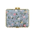 thumbnail image 1 of Espejo compacto para bolsos, espejo de bolsillo cuadrado, espejo mini floral, pequeño espejo para bolso azul, 1 of 7