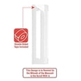 thumbnail image 6 of A&S Mezuzot Clear Mezuzah Case in Acrylic-Lucite Design Waterproof Judiaca Gifts Modern Home Prosperity Decor (Red, 6 Inches), 6 of 6