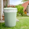 thumbnail image 4 of Plexon 20 Gallon Metal Trash Can with Lid Outdoor Large Garbage Can Decorative Trash Can Heavy Duty Powder Coated Metal Bucket with Lid for Garage Workshop Storage Farmhouse, Green, 4 of 9