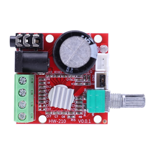 PAM8610 Módulo de placa de amplificador de receptor de audio Parte de doble canal 2x10W Clase D FLhrweasw Nuevo