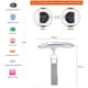 thumbnail image 1 of Electrónica y accesorios para el hogar Luggage Weighs Electronic Suitcase Portable Scale Max 50Kg / 110Lb (LB, g, Oz, kg) Tare Function Locking Weight Battery Supplied for Travel / Post / Shopping Ormromra YQ-0756, 1 of 4