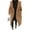 Brown, variant on TIANZEN Women's Lamb Lined Jacket Long Shearling Coat With Oversized Pockets Trench Jacket Women Jacket Bonfire Aspect Jacket