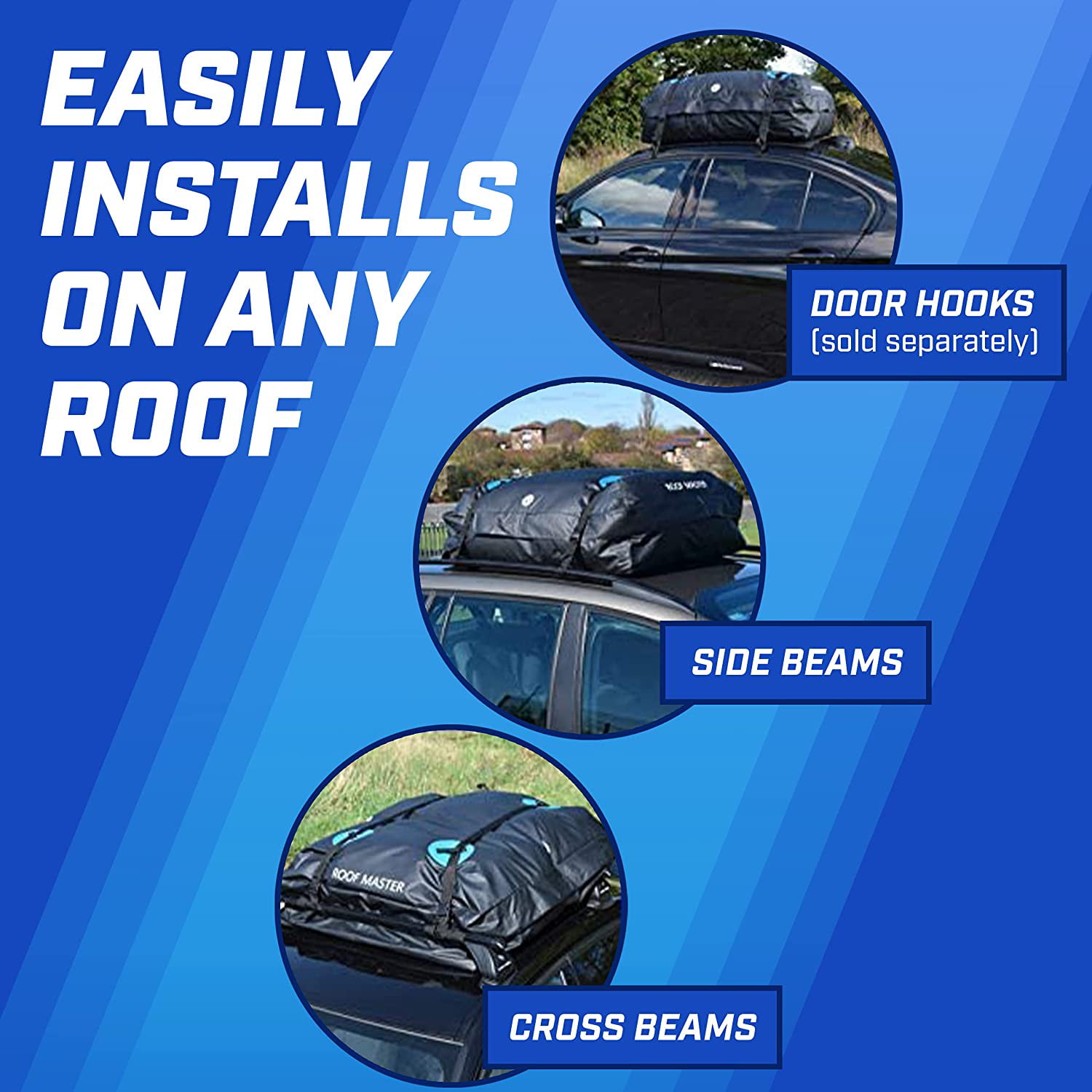 RoofMaster Rooftop Cargo Carrier for All Automobiles with or