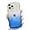 Blue, variant on for iPhone Case,Cute Bubble Wave Shape Frame Gradient Clear Camera Lens Protection Shockproof Cover Phone Case (Pink,iPhone 11)