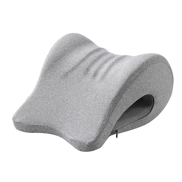 DOLITY Neck Support for Office Chair Head Rest Pillow Ergonomic Desk Napping Pillow Gray